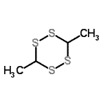 CAS#: 67411-27-2， 3,6-Dimethyl-1,2,4,5-tetrathiane