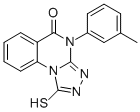 CAS#: 67442-91-5， 1-Mercapto-4-(3-Methylphenyl)[1,2,4]Triazolo[4,3-a]Quinazolin-5(4H)-One