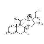 CAS#: 67452-97-5， (7alpha,8xi,11beta,16alpha)-7-Chloro-11,17,21-trihydroxy-16-methylpregna-1,4-diene-3,20-dione