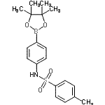 CAS#: 674776-54-6， 4-Methyl-N-[4-(4,4,5,5-tetramethyl-1,3,2-dioxaborolan-2-yl)phenyl]benzenesulfonamide
