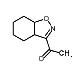 CAS#: 674804-67-2， 1-(3a,4,5,6,7,7a-Hexahydro-1,2-benzoxazol-3-yl)ethanone
