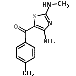 CAS#: 674805-68-6， [4-Amino-2-(methylamino)-1,3-thiazol-5-yl](4-methylphenyl)methanone