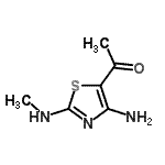 CAS#: 674807-17-1， 1-[4-Amino-2-(methylamino)-1,3-thiazol-5-yl]ethanone