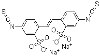 structure of CAS# 67483-13-0, Disodium 4,4'-diisothiocyanatostilbene-2,2'-disulfonate;Disodium 5-Isothiocyanato-2-[2-(4-Isothiocyanato-2-Sulfonatophenyl)Ethenyl]Benzenesulfonate;Disodium 5-Isothiocyanato-2-[(E)-2-(4-Isothiocyanato-2-Sulfonato-Phenyl)Vinyl]Benzenesulfonate;Disodium 5-Isothiocyanato-2-[2-(4-Isothiocyanato-2-Sulfonato-Phenyl)Vinyl]Benzenesulfonate