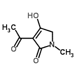 CAS#: 67513-33-1， 3-Acetyl-4-hydroxy-1-methyl-1,5-dihydro-2H-pyrrol-2-one