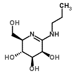 CAS#: 675130-11-7， (2R,3R,4S,5R,6Z)-2-(Hydroxymethyl)-6-(propylimino)-3,4,5-piperidinetriol