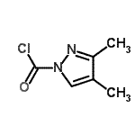 CAS#: 67514-63-0， 3,4-Dimethyl-1H-pyrazole-1-carbonyl chloride
