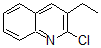 structure of CAS# 67525-28-4, 2-Chloro-3-Ethyl-Quinoline