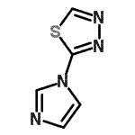 CAS#: 67545-21-5， 2-(1H-Imidazol-1-yl)-1,3,4-thiadiazole