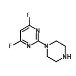 CAS#: 675588-43-9， 4,6-Difluoro-2-(1-piperazinyl)pyrimidine