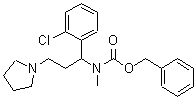 CAS#: 675602-80-9， Benzyl [1-(2-chlorophenyl)-3-(1-pyrrolidinyl)propyl]methylcarbamate