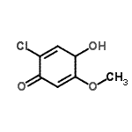 CAS#: 675828-22-5， 2-Chloro-4-hydroxy-5-methoxy-2,5-cyclohexadien-1-one