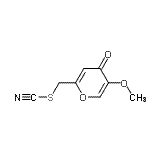 CAS#: 675833-53-1， (5-Methoxy-4-oxo-4H-pyran-2-yl)methyl thiocyanate