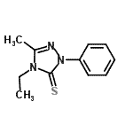 CAS#: 675844-78-7， 4-Ethyl-5-methyl-2-phenyl-2,4-dihydro-3H-1,2,4-triazole-3-thione