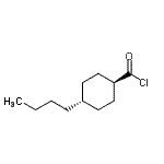 CAS#: 67589-89-3， trans-4-Butylcyclohexanecarbonyl chloride