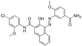 CAS#: 67599-16-0， 4-[[5-(Aminocarbonyl)-2-Methoxyphenyl]Azo]-N-(4-Chloro-2-Methoxyphenyl)-3-Hydroxynaphthalene-2-Carboxamide