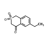 CAS#: 676133-50-9， 6-Ethyl-1H-isothiochromen-4(3H)-one 2,2-dioxide
