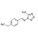 CAS#: 676160-24-0， 1-[(E)-(4-Ethylbenzylidene)amino]-1H-tetrazol-5-amine