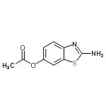 CAS#: 67617-81-6， 2-Amino-1,3-benzothiazol-6-yl acetate