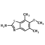 CAS#: 67618-03-5， 6-Methoxy-5,7-dimethyl-1,3-benzothiazol-2-amine