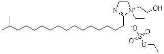 CAS#: 67633-57-2， 1-Ethyl-4,5-Dihydro-1-(2-Hydroxyethyl)-2-Isoheptadecyl-1H-Imidazolium Ethyl Sulfate (Salt)