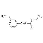 CAS#: 676343-11-6， Ethyl 3-(6-ethyl-2-pyridinyl)-2-propynoate