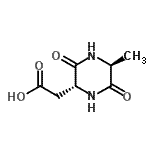 CAS#: 676363-90-9， [(2R,5S)-5-Methyl-3,6-dioxo-2-piperazinyl]acetic acid