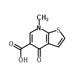 CAS#: 67637-78-9， 7-Methyl-4-oxo-4,7-dihydrothieno[2,3-b]pyridine-5-carboxylic acid