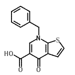 CAS#: 67637-79-0， 7-Benzyl-4-oxo-4,7-dihydrothieno[2,3-b]pyridine-5-carboxylic acid