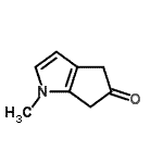 CAS#: 676486-43-4， 1-Methyl-4,6-dihydrocyclopenta[b]pyrrol-5(1H)-one