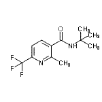 CAS#: 676533-86-1， 2-Methyl-N-(2-methyl-2-propanyl)-6-(trifluoromethyl)nicotinamide