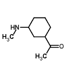 CAS#: 67654-10-8， 1-(3-methylaminocyclohexyl)ethanone