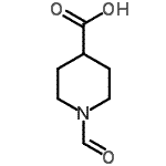 CAS#: 67659-34-1， 1-Formyl-4-piperidinecarboxylic acid