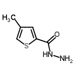 structure of CAS# 676594-42-6, 4-Methyl-2-thiophenecarbohydrazide;4-methylthiophene-2-carbohydrazide;ZINC00082431
