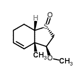 CAS#: 676608-25-6， (1R,3S,3aS,7aS)-3-Methoxy-3a-methyl-2,3,3a,6,7,7a-hexahydro-1-benzothiophene 1-oxide