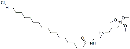CAS#: 67674-59-3， N-[2-[[3-(Trimethoxysilyl)Propyl]Amino]Ethyl]Stearamide Monohydrochloride
