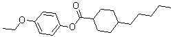 structure of CAS# 67679-63-4, 4-Pentyl-Cyclohexanecarboxylicacid 4-Ethoxyphenyl Ester;4-Pentyl-1-Cyclohexanecarboxylic Acid (4-Ethoxyphenyl) Ester;4-Amylcyclohexane-1-Carboxylic Acid (4-Ethoxyphenyl) Ester;4-Ethoxyphenyl 4-Pentylcyclohexanecarboxylate