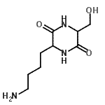 CAS#: 677021-25-9， 3-(4-Aminobutyl)-6-(hydroxymethyl)-2,5-piperazinedione