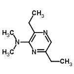 CAS#: 67714-56-1， 3,6-Diethyl-N,N-dimethyl-2-pyrazinamine