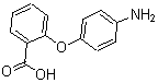 结构式 CAS# 67724-03-2, 2-(4-氨基苯氧基)-苯甲酸