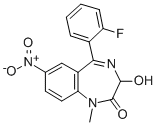 结构式 CAS# 67739-71-3, 3-羟基氟硝西泮