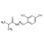CAS#: 677739-42-3， N'-[(E)-(2,4-Dihydroxyphenyl)methylene]-2-methylpropanehydrazide
