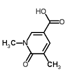 CAS#: 677762-39-9， 1,5-Dimethyl-6-oxo-1,6-dihydro-3-pyridinecarboxylic acid