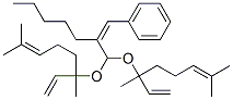 CAS#: 67785-71-1， [2-[Bis[(1,5-Dimethyl-1-Vinyl-4-Hexenyl)Oxy]Methyl]-1-Heptenyl]Benzene