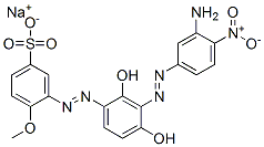 CAS#: 67786-15-6， Sodium 3-[[3-[(3-Amino-4-Nitrophenyl)Azo]-2,4-Dihydroxyphenyl]Azo]-4-Methoxybenzenesulphonate