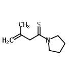 CAS 登录号：67797-44-8， 3-甲基-1-(1-吡咯烷基)-3-丁烯-1-硫酮