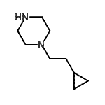 CAS#: 67820-73-9， 1-(2-Cyclopropylethyl)piperazine