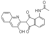 CAS#: 67828-70-0， N-[2,3-Dihydro-2-(3-Hydroxy-2-Quinolinyl)-1,3-Dioxo-1H-Inden-4-Yl]-Acetamide