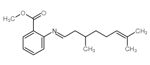 CAS#: 67845-42-5， Methyl 2-((3,7-dimethyl-6-octenylidene)amino)benzoate
