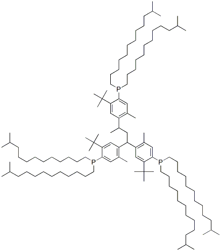 CAS#: 67859-73-8， (1-Methylpropan-1-Yl-3-Ylidene)Tris[2-Tert-Butyl-5-Methyl-p-Phenylene]Tris[Di(Isotridecyl)Phosphine]